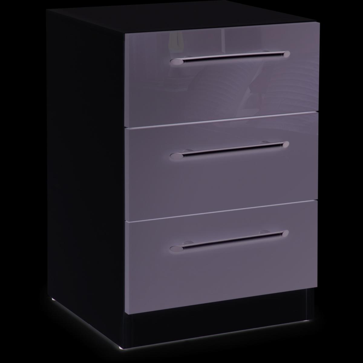 Bayswater 3 Drawer Bedside - white – image 3