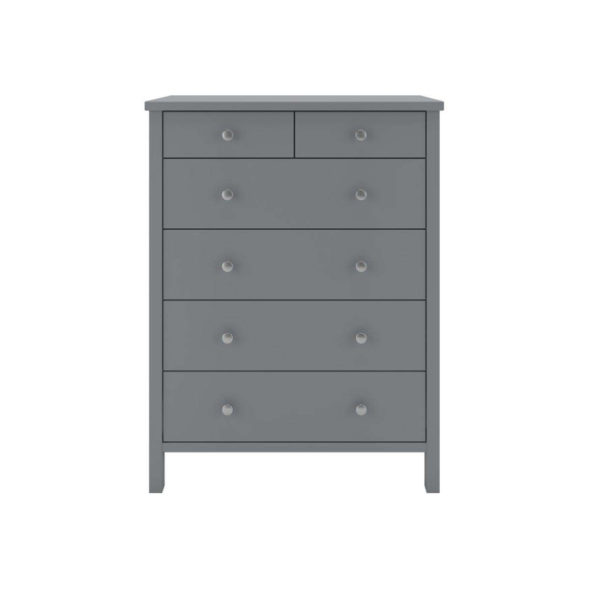 Steens Tromso Six Drawer Chest - Grey – image 1