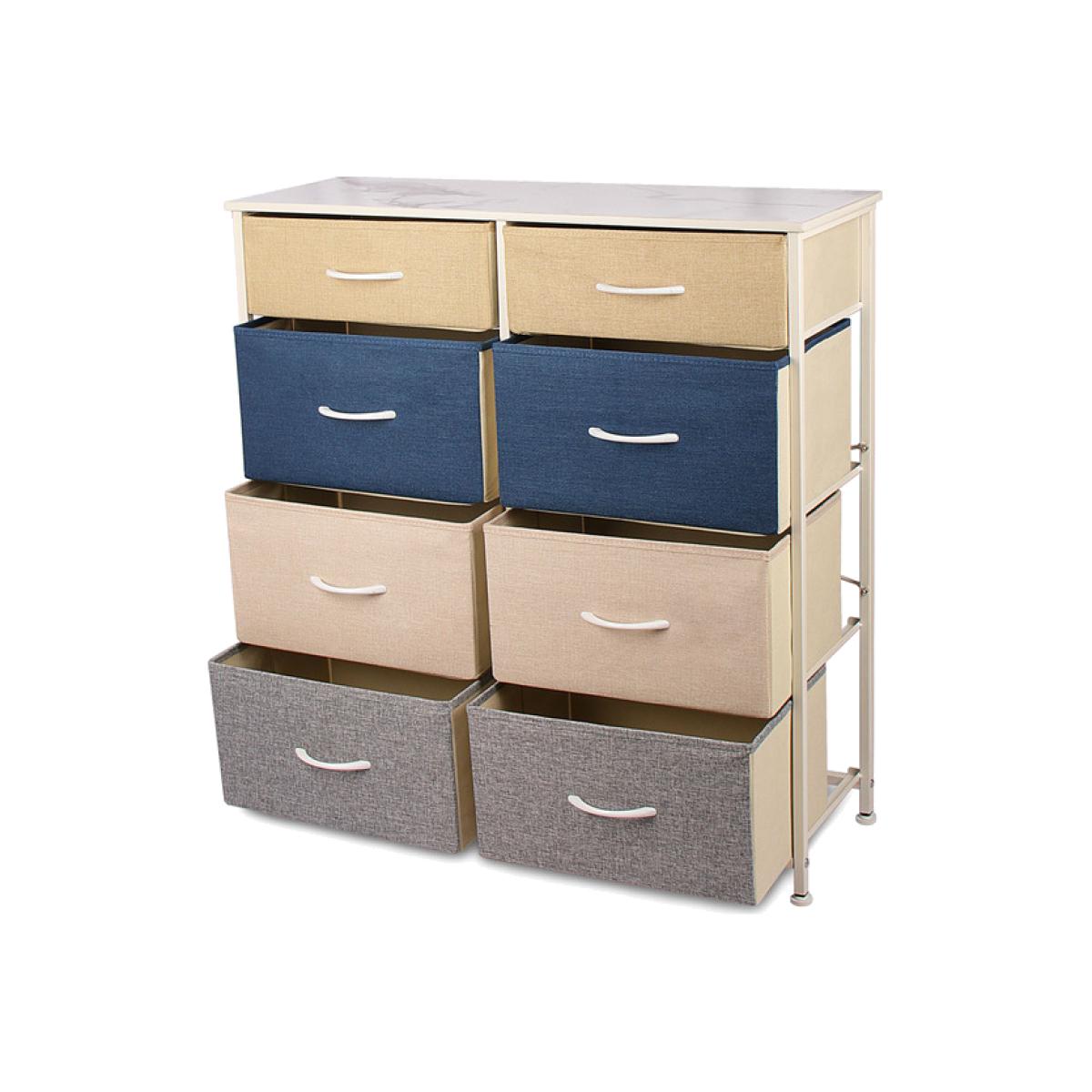 8 Wide Drawer Dressers Chests of Drawers - Muti Color