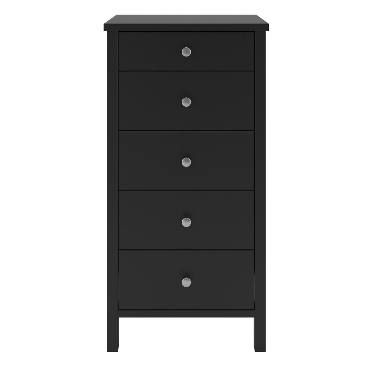 Steens Tromso Five Drawer Narrow Chest - Grey – image 4
