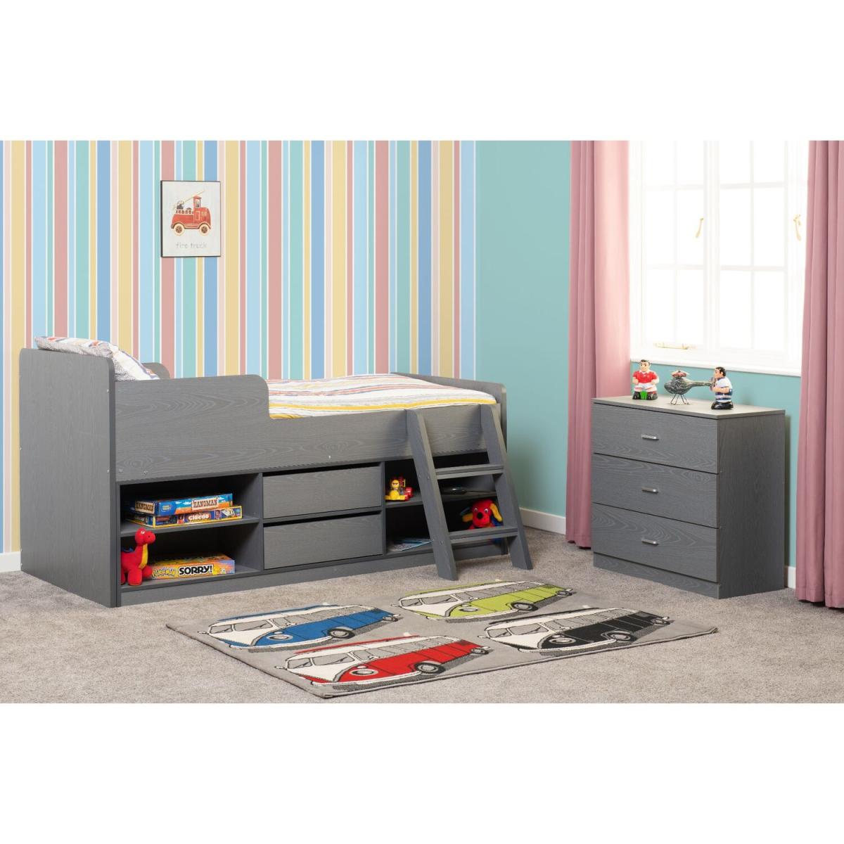Felix 3 Drawer Chest - grey – image 5