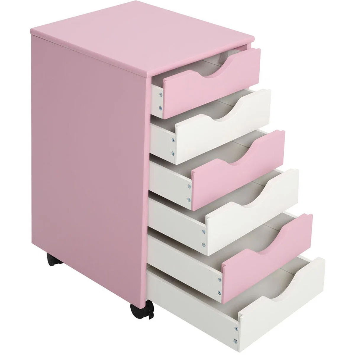 Six Drawer Storage Chest - Pink – image 5