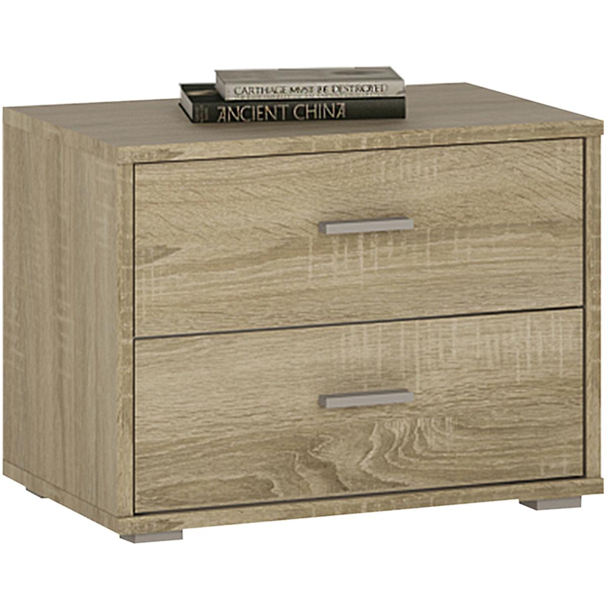 Designa Two Drawer Low Chest/Bedside - Sonama Oak – image 9