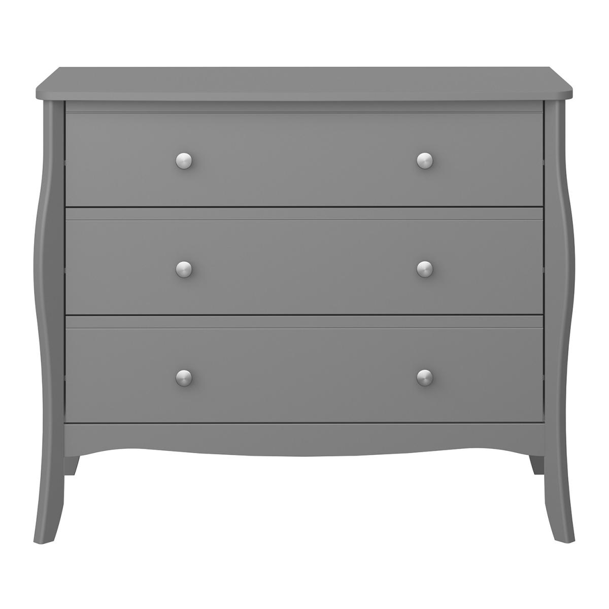 Steens Baroque 3 Draw Wide Chest - Black – image 5