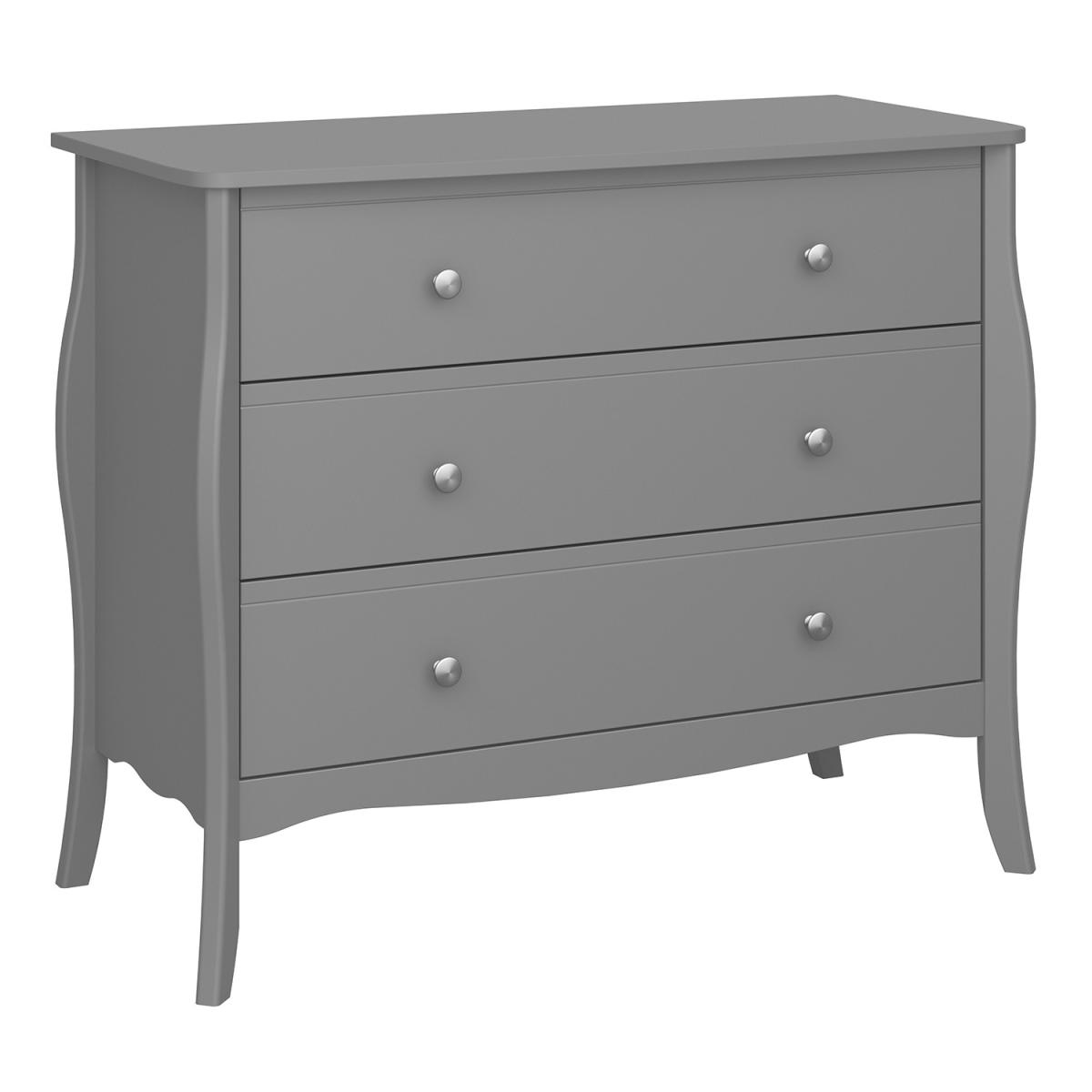 Steens Baroque 3 Draw Wide Chest - Black – image 7