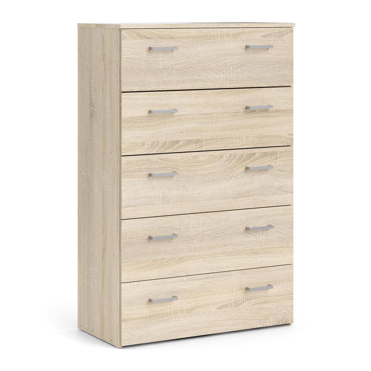 Space Chest of 5 Drawers - Oak – image 2