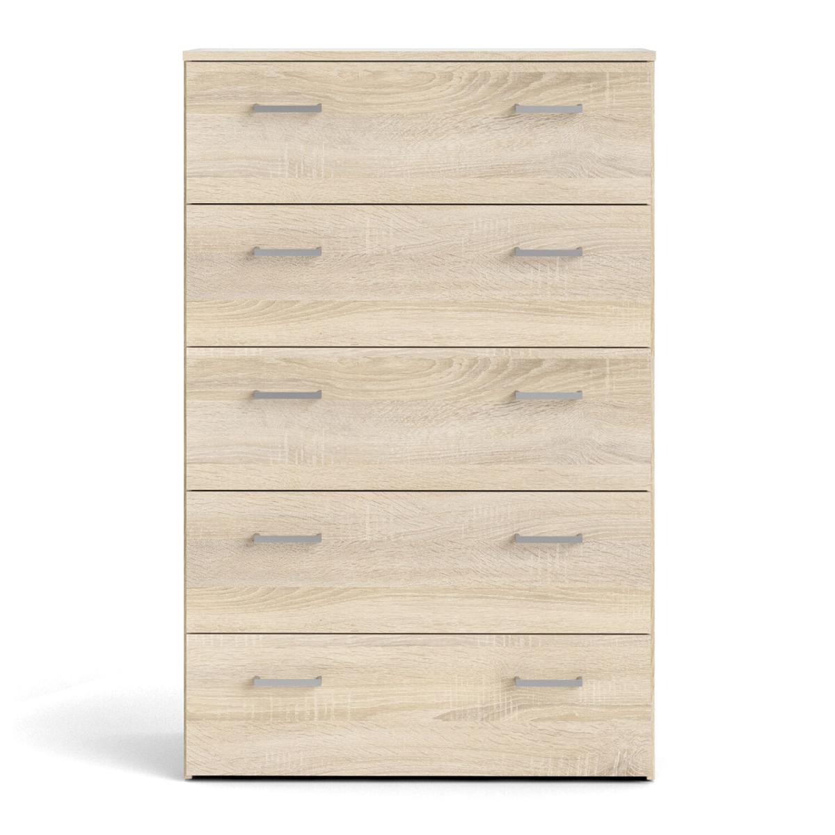 Space Chest of 5 Drawers - Oak – image 3