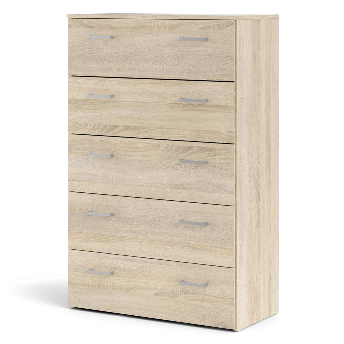 Space Chest of 5 Drawers - Oak – image 4