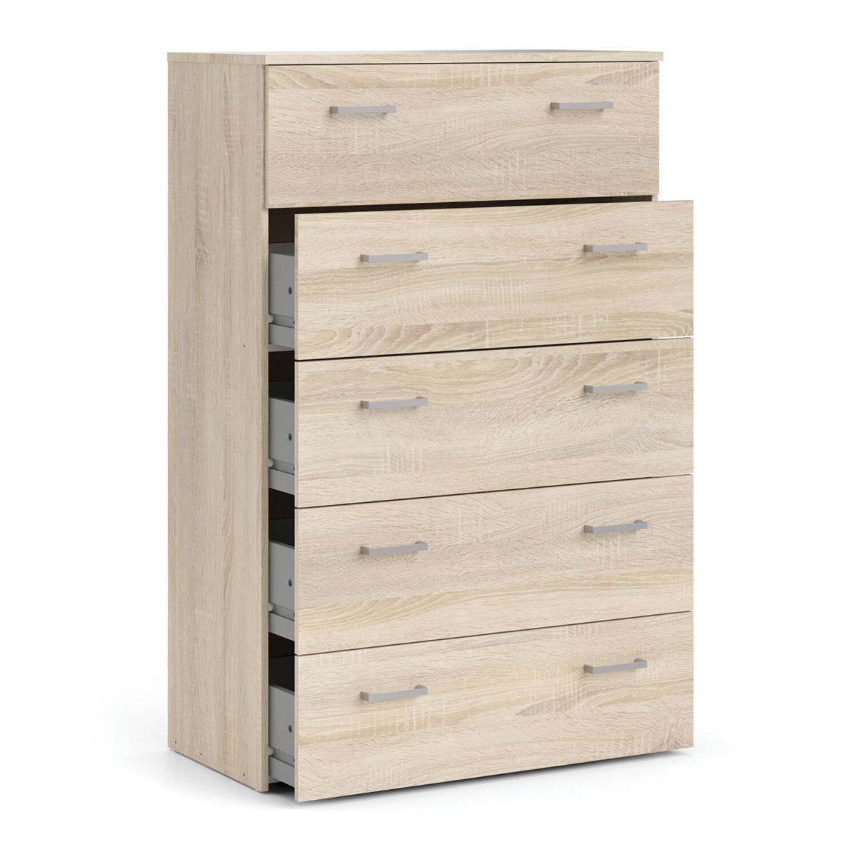 Space Chest of 5 Drawers - Oak – image 5