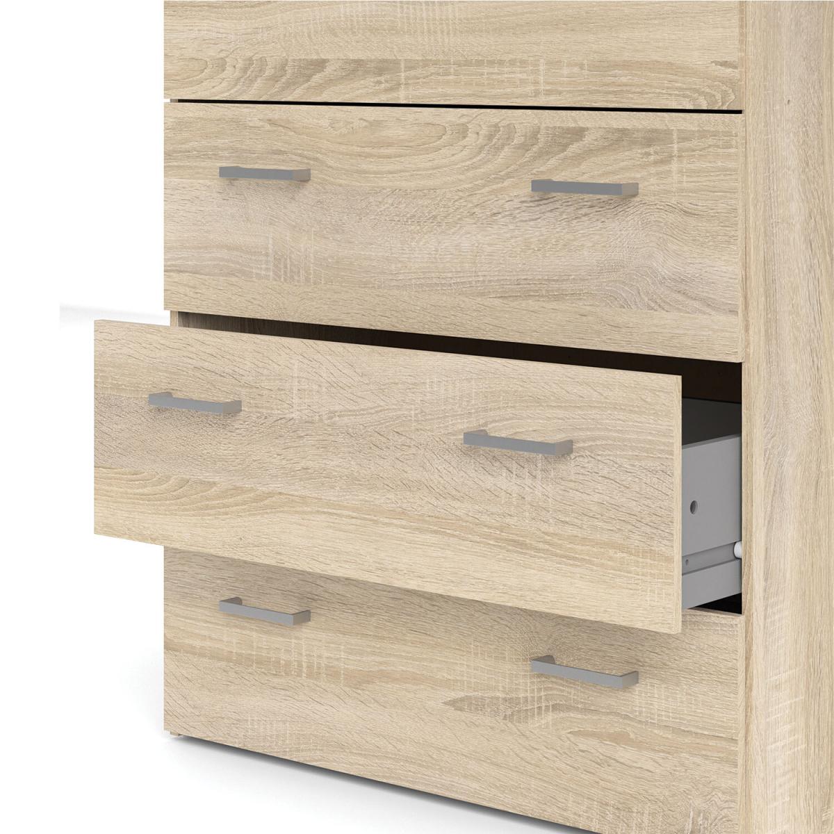 Space Chest of 5 Drawers - Oak – image 7