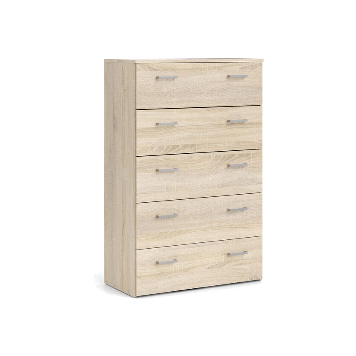 Space Chest of 5 Drawers - Oak – image 1