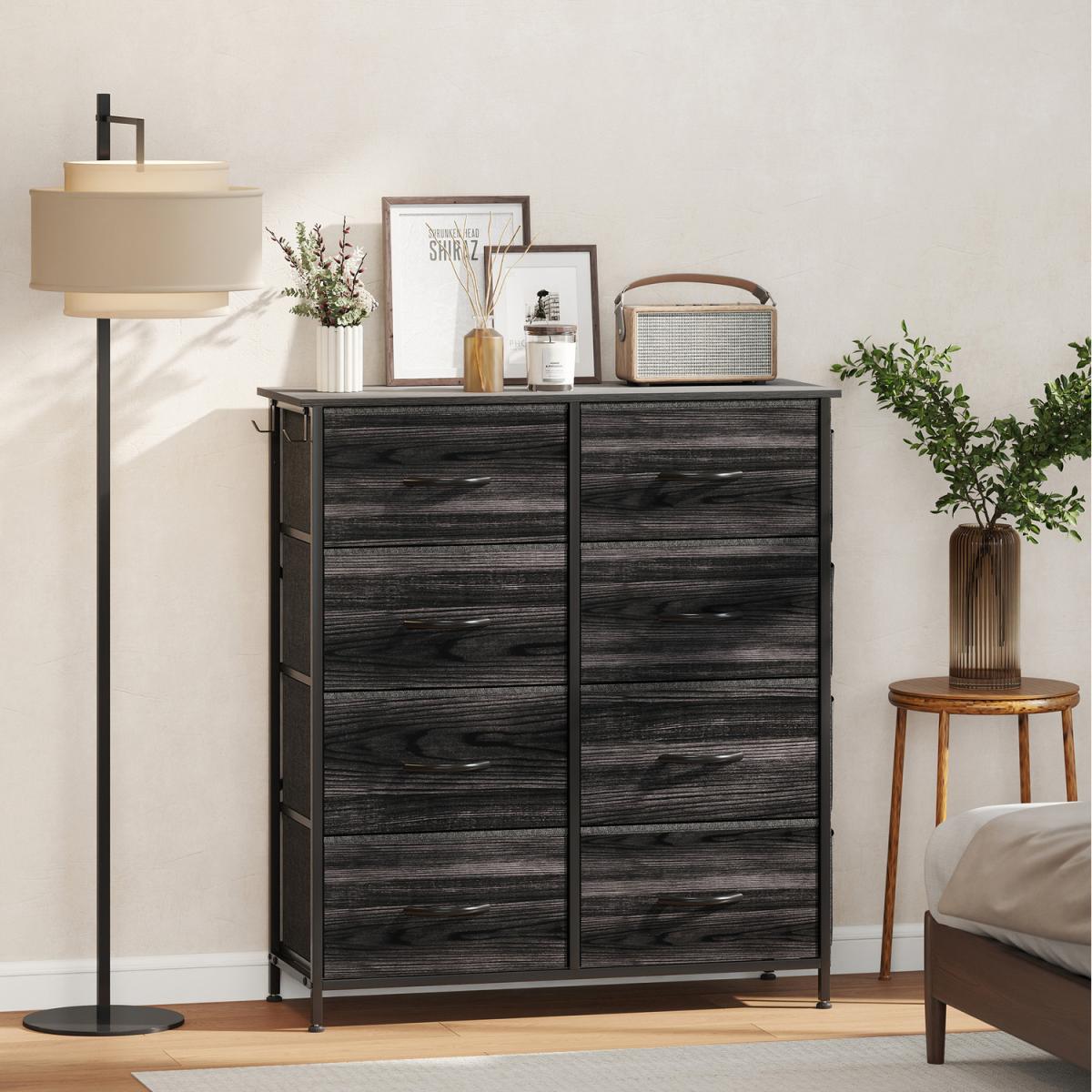 HOMCOM Double Dresser - Black
