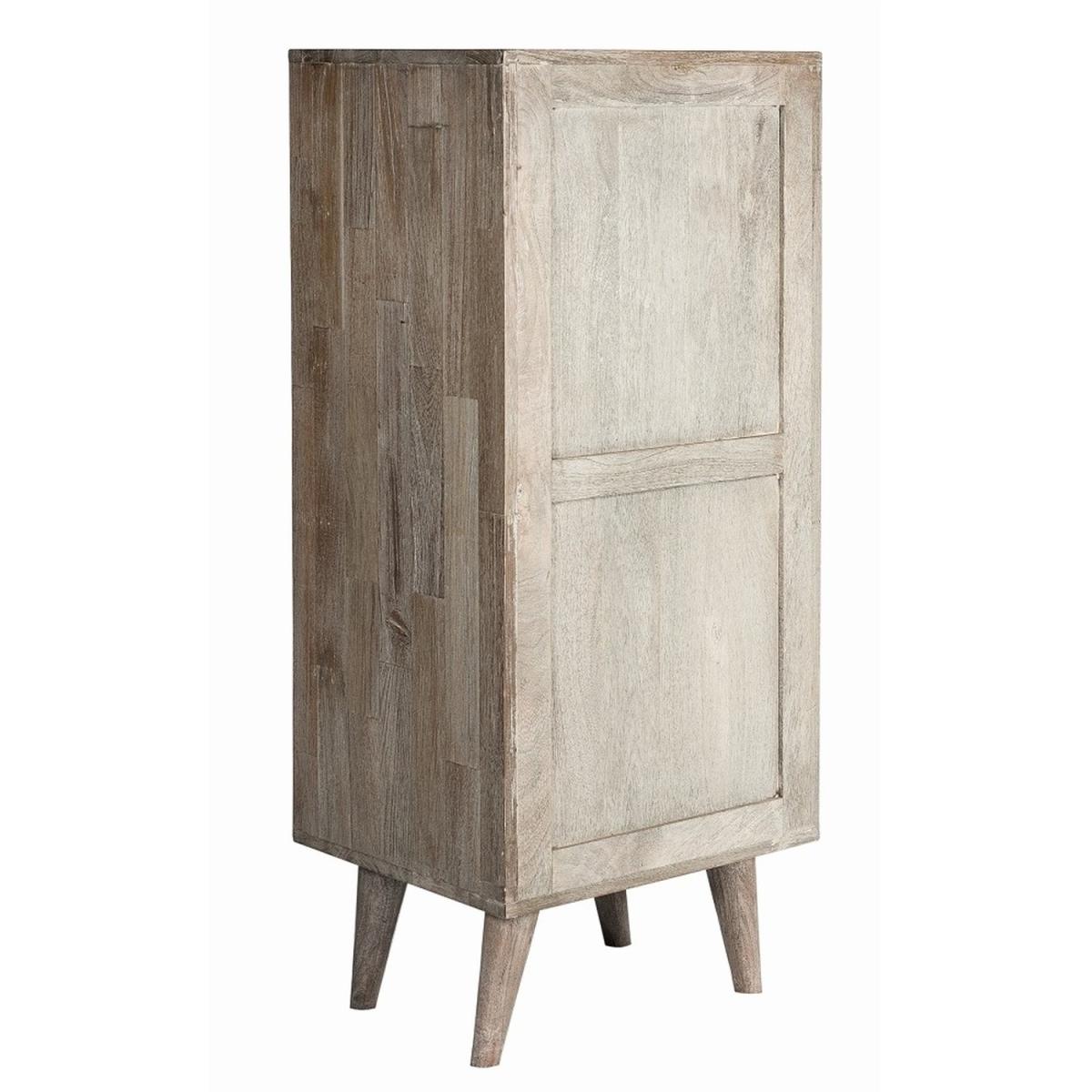 Greyston Wooden 5 Drawer Chest - Grey – image 2