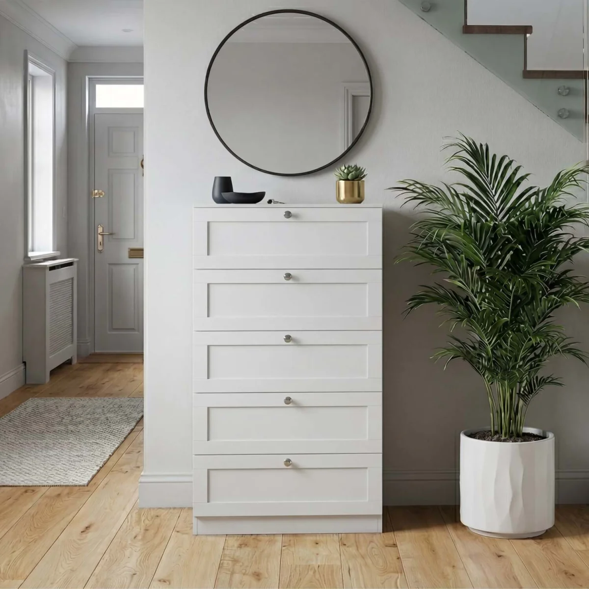 Vida Designs Altino 5 Drawer Chest, Grey - Grey – image 9