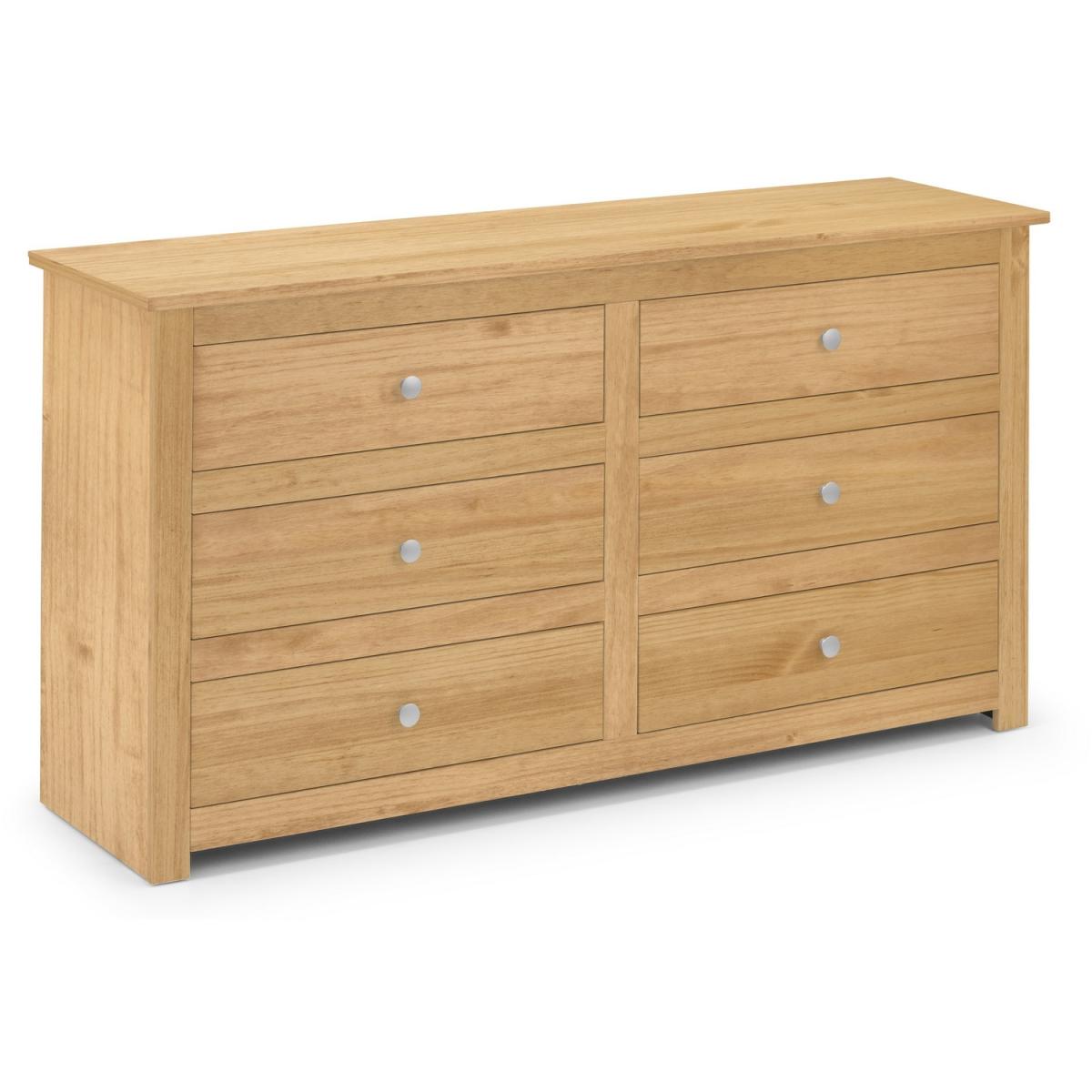 Radley 6 Drawer Chest -  Waxed Pine - Waxed Oak – image 2