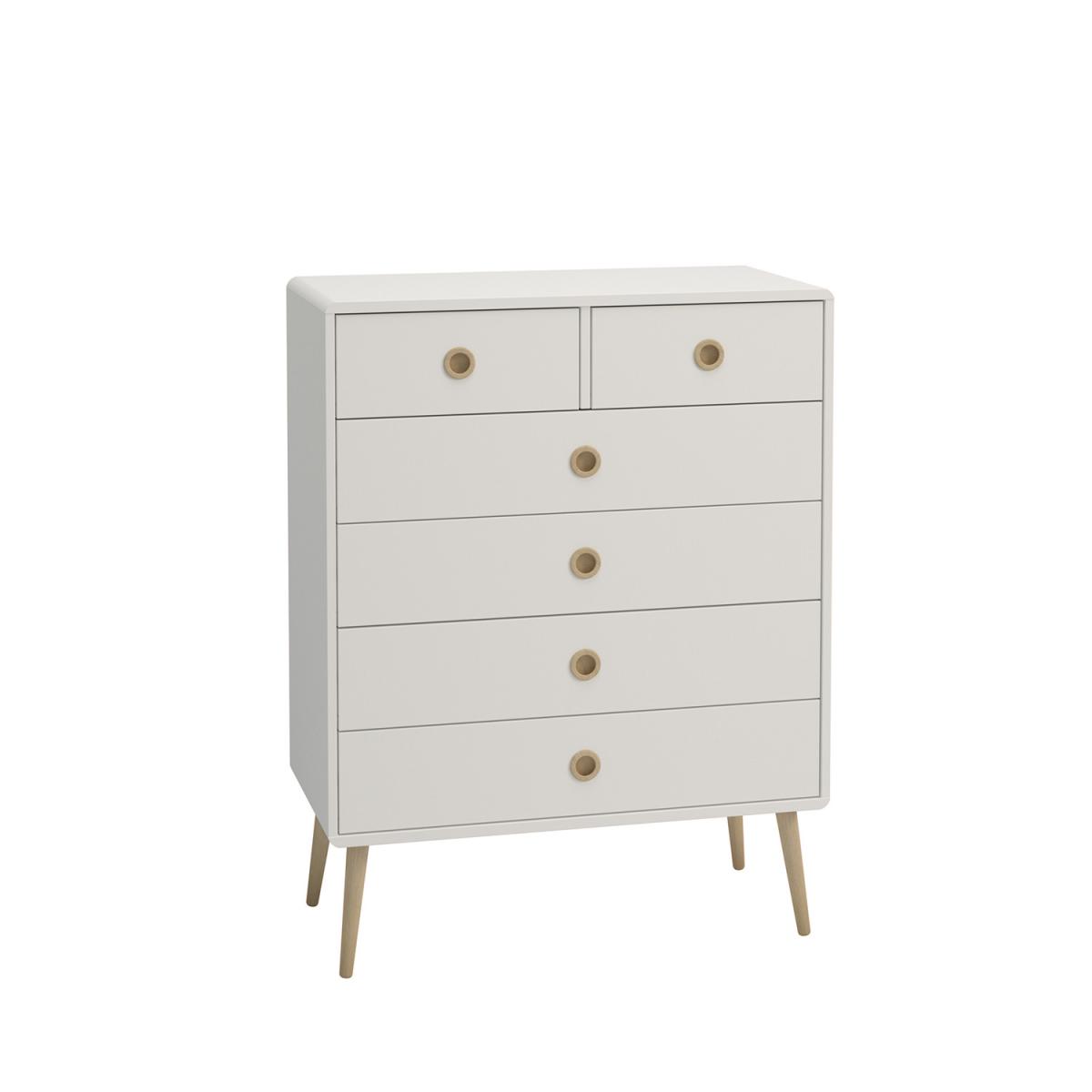 Steens Softline 2 + 4 Draw Chest - White – image 2