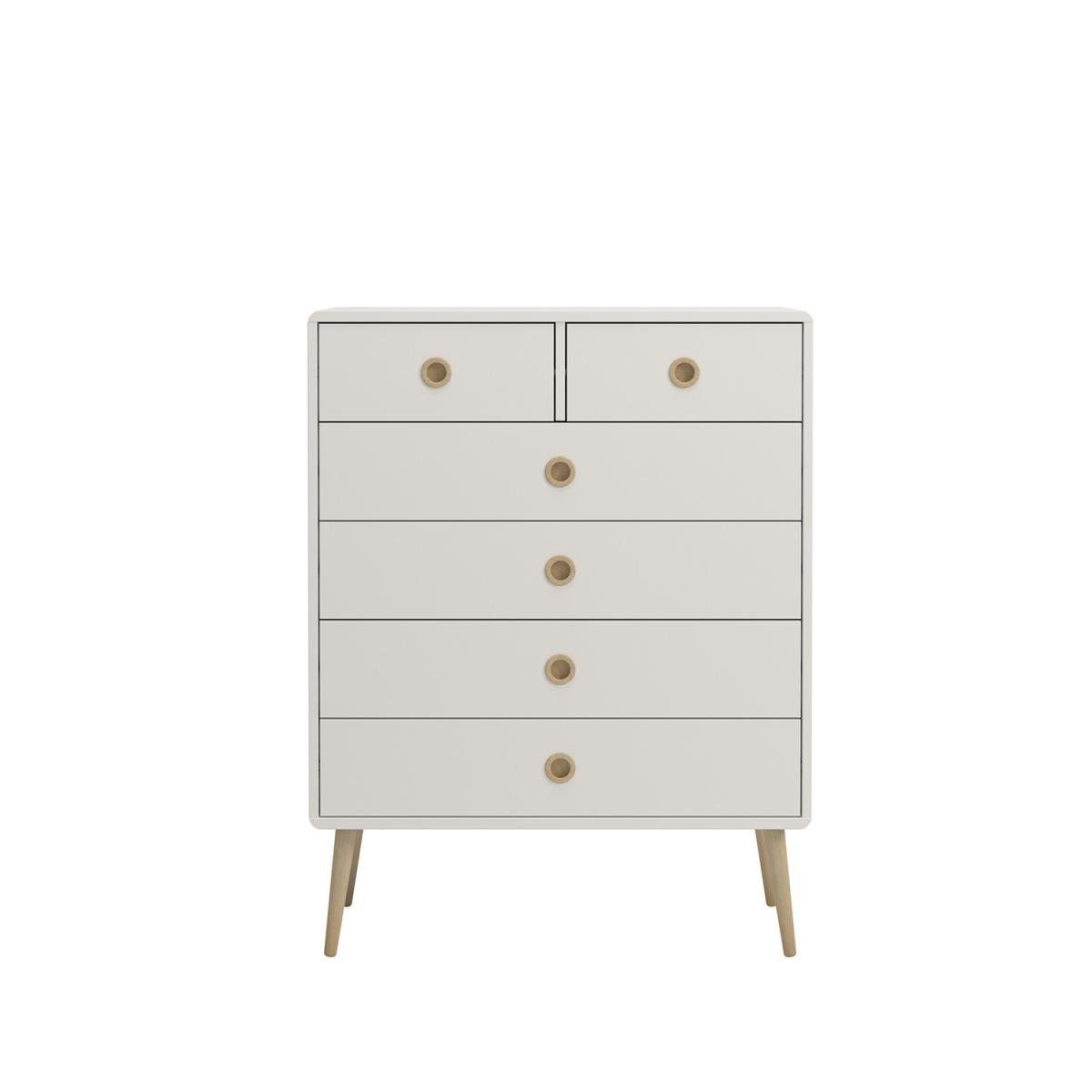 Steens Softline 2 + 4 Draw Chest - White – image 3