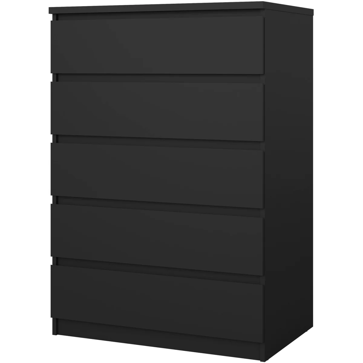 Naia Chest of 5 Drawers in Black Matt - Black Matt – image 3