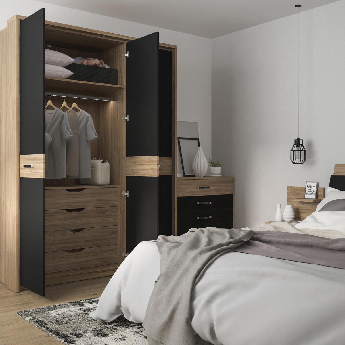 Jonas & James Orlando Four Drawer Chest - Stirling Oak – image 3