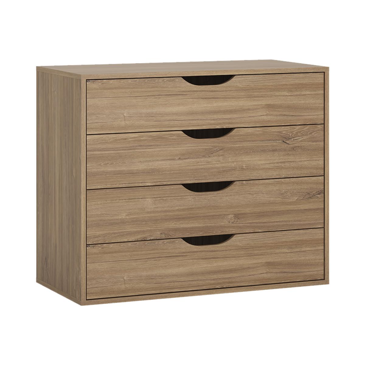 Jonas & James Orlando Four Drawer Chest - Stirling Oak – image 1