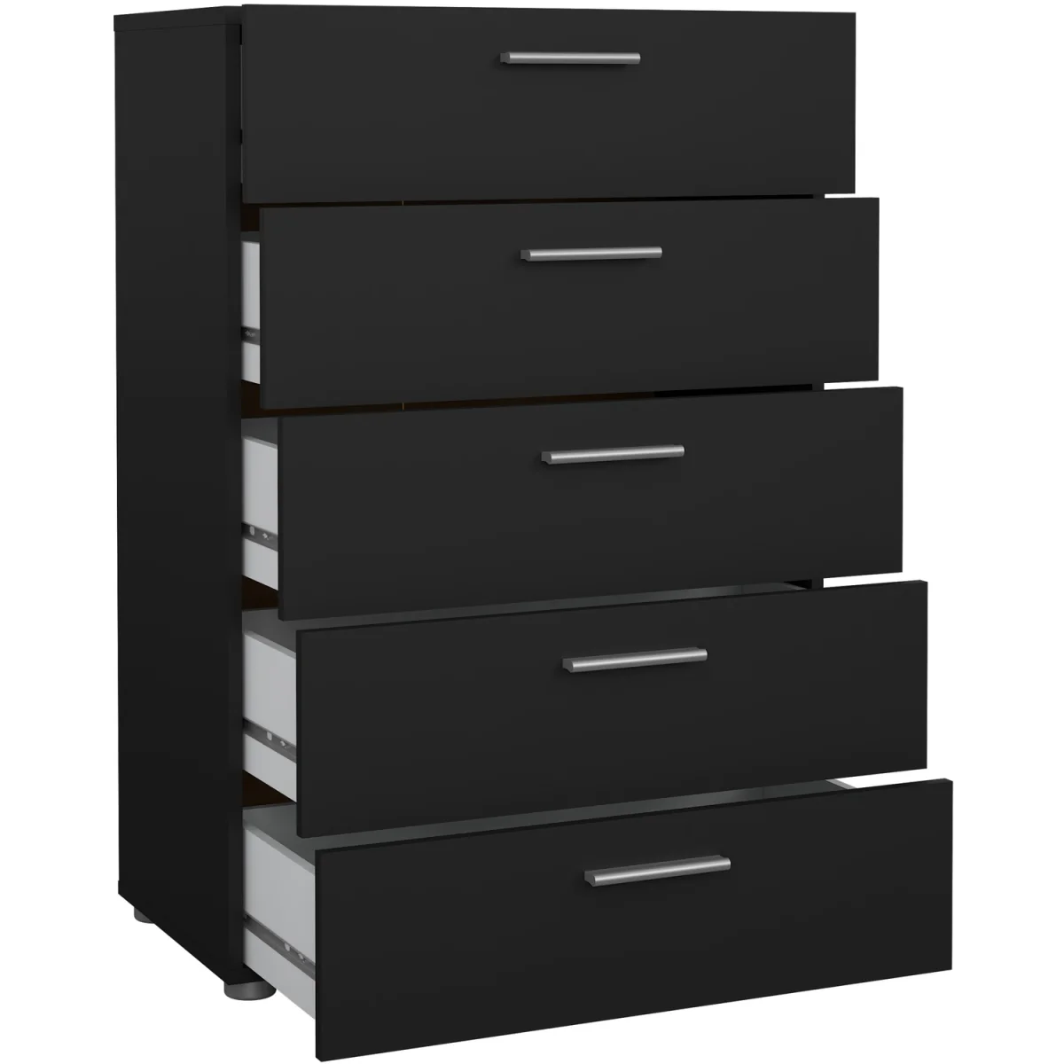 Furniture To Go Pepe Chest of 5 Drawers - Black – image 5