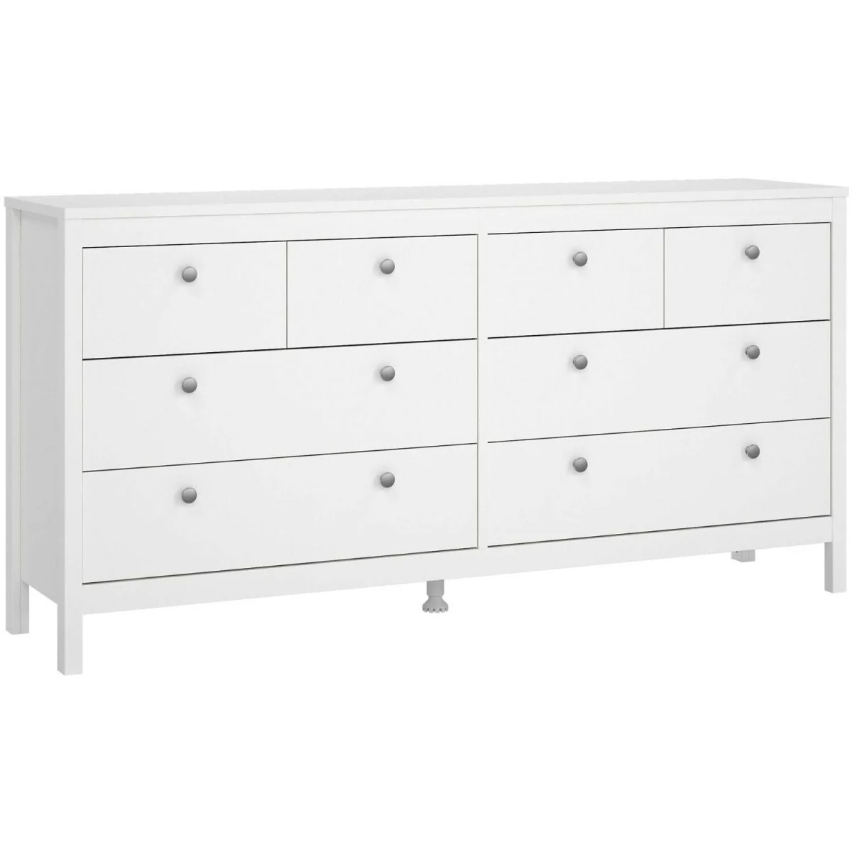 Wyld Haus Gossmere 8-Drawer White Wooden Dresser - White – image 3