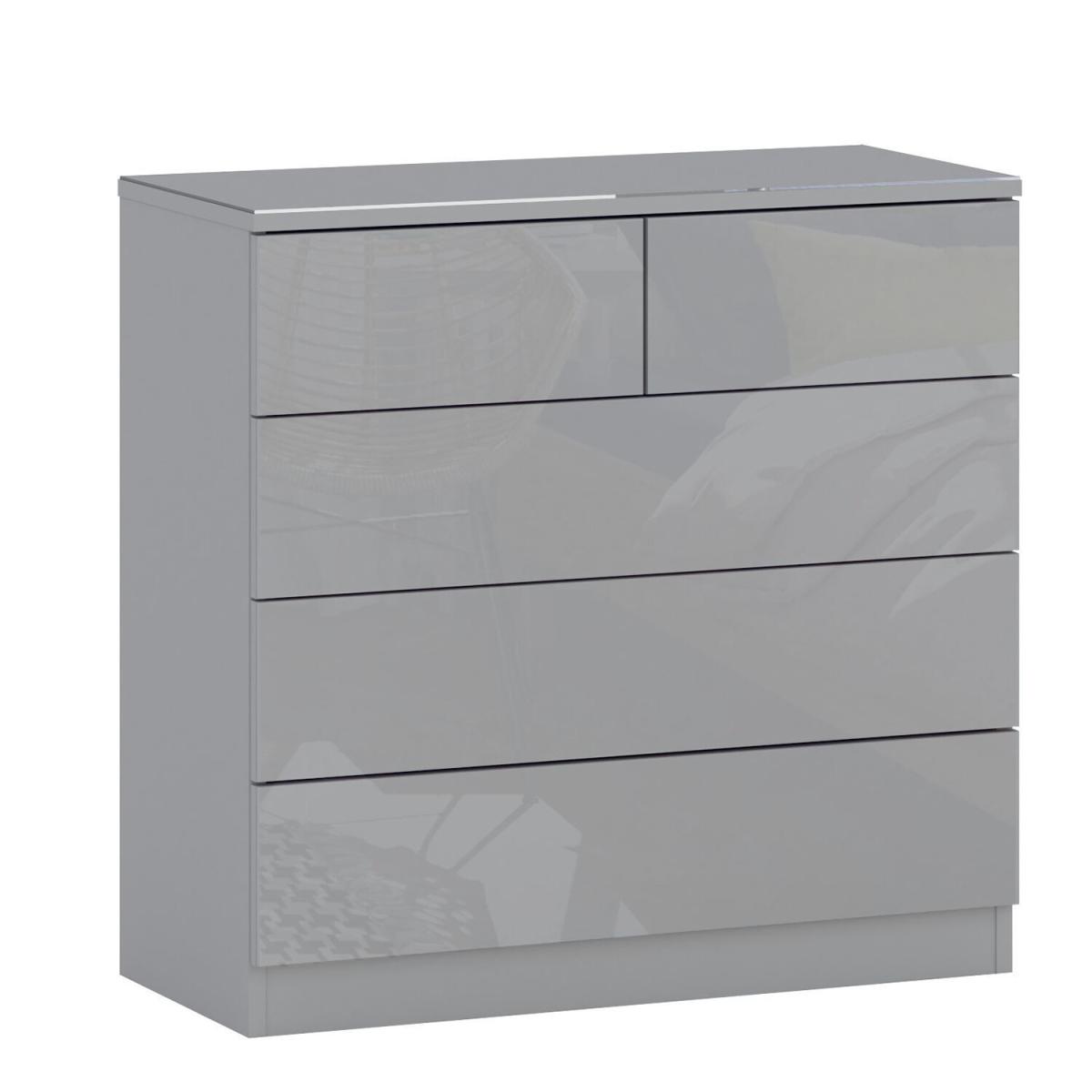 Shard 2 Over 3 Drawer Chest - Grey – image 2