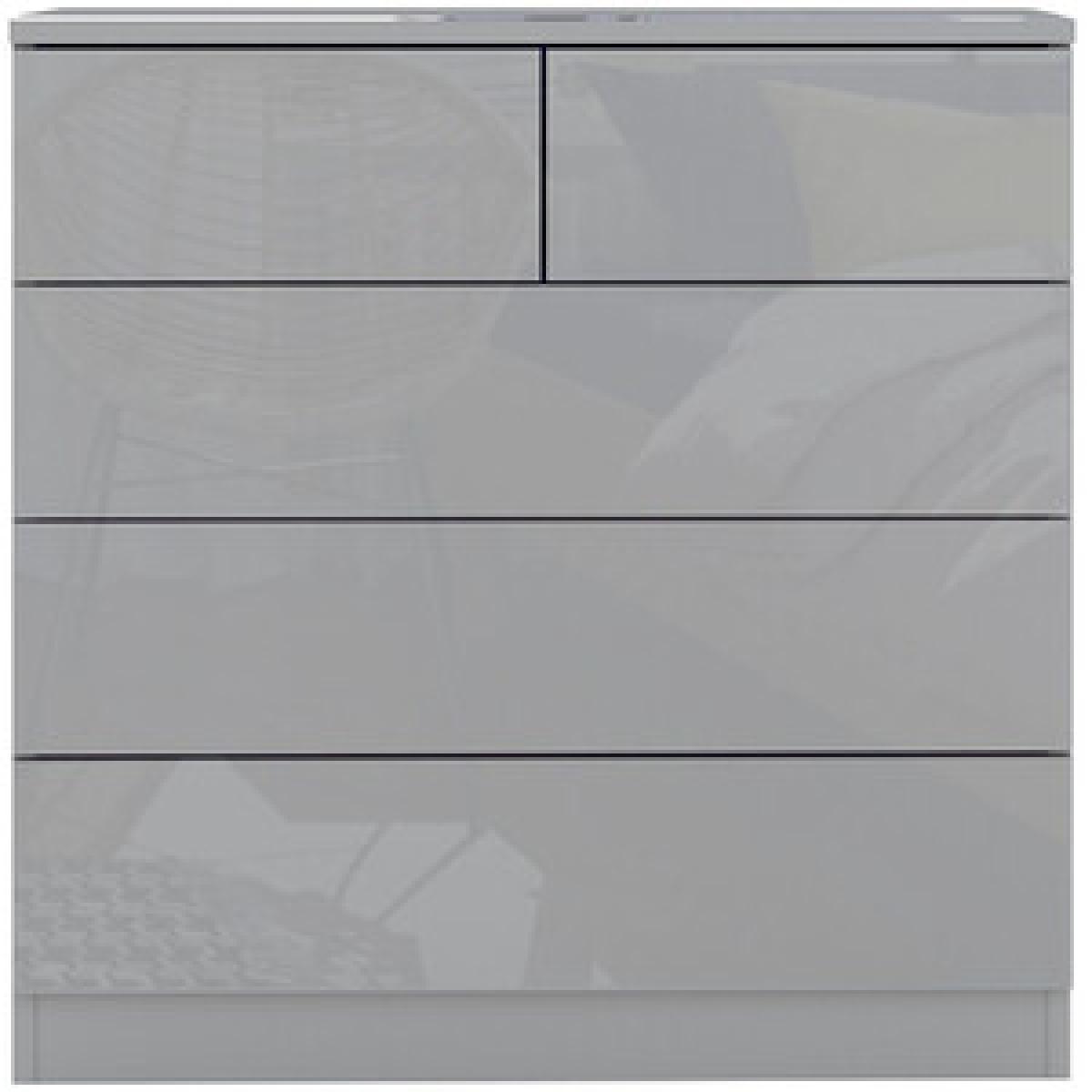 Shard 2 Over 3 Drawer Chest - Grey – image 7