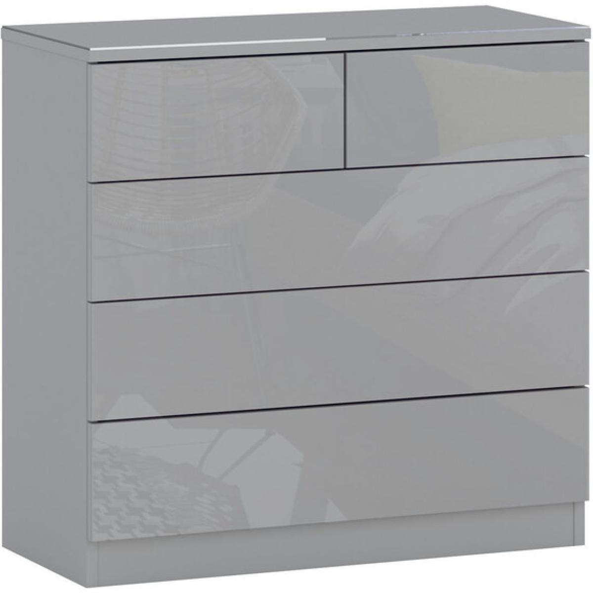 Shard 2 Over 3 Drawer Chest - Grey – image 1