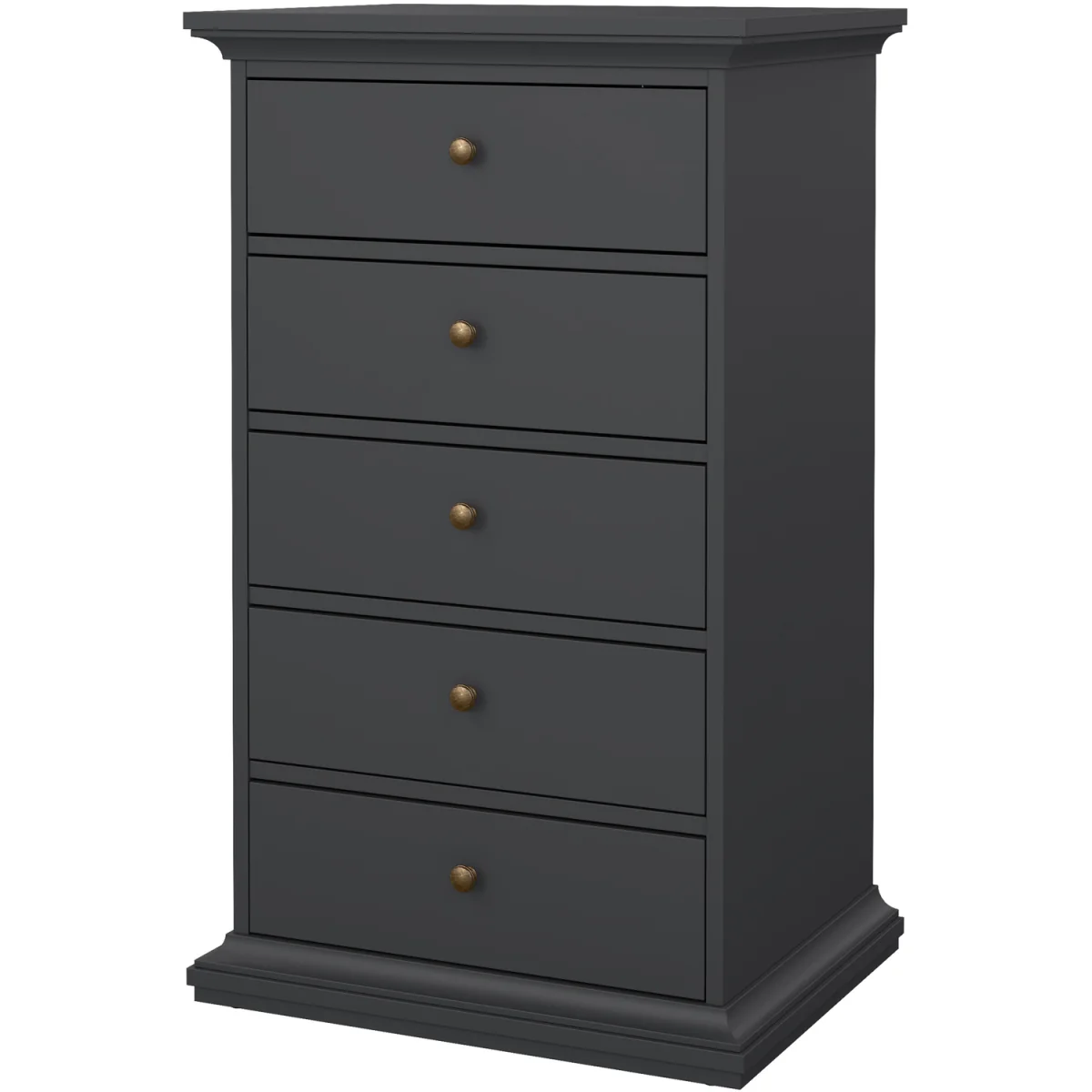 Paris Chest 5 Drawers - Grey – image 5