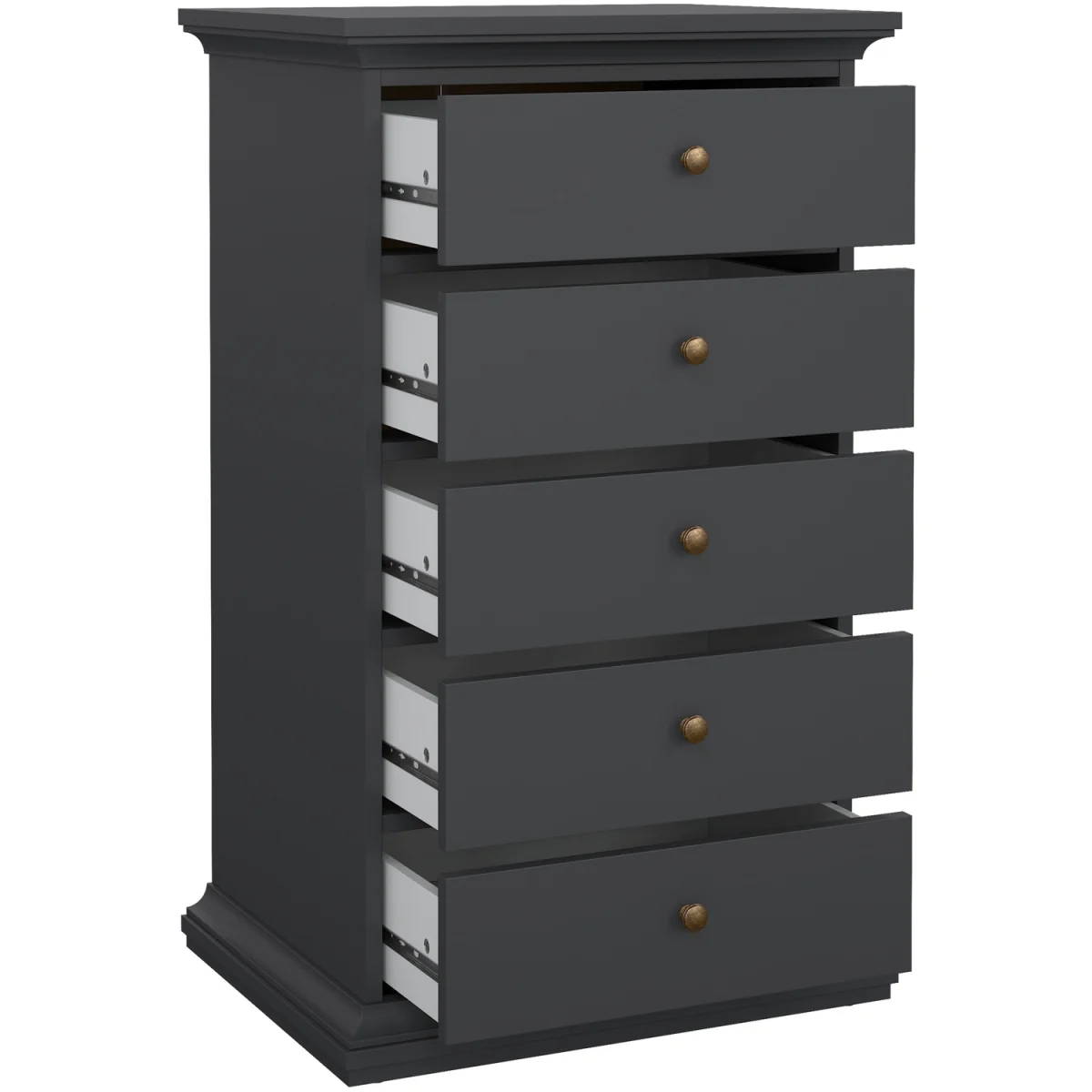 Paris Chest 5 Drawers - Grey – image 7