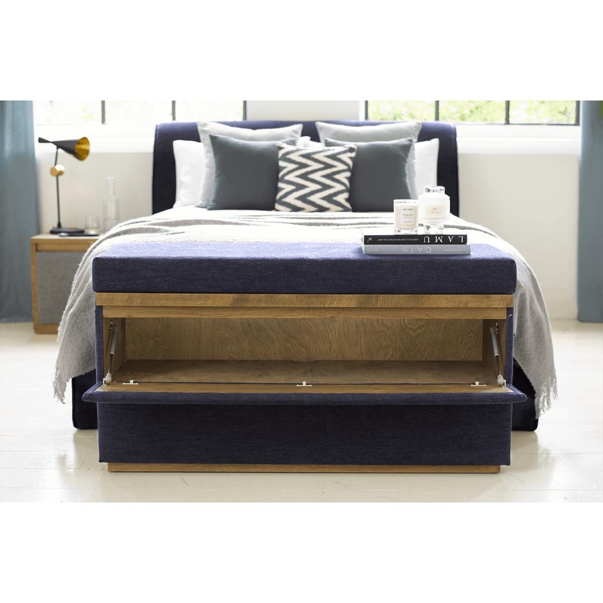 Hardy Bedside Chest of Drawers in Terracotta Florence Textured Weave – image 5
