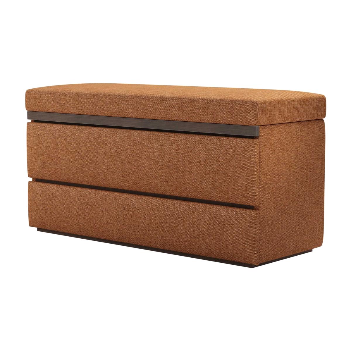 Hardy Bedside Chest of Drawers in Terracotta Florence Textured Weave – image 1