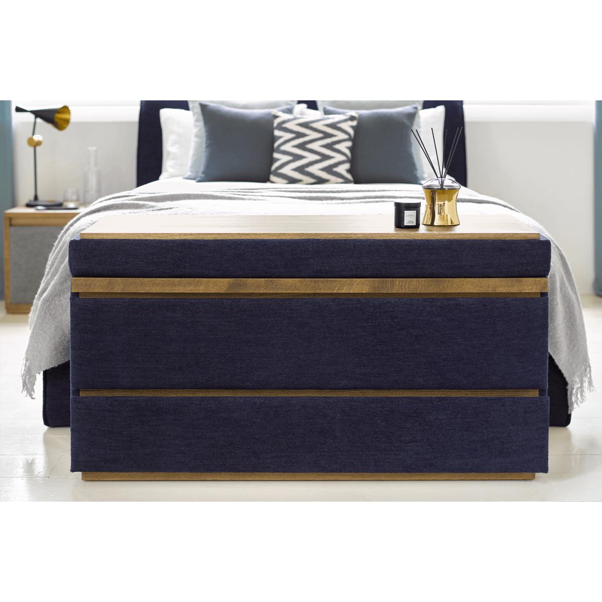 Hardy Bedside Chest of Drawers in Mineral Mist Speckled Chenille – image 2