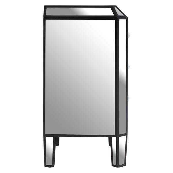 Teddy's Collection Tyler 3 Drawer Black Chest of Drawers – image 3