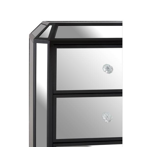 Teddy's Collection Tyler 3 Drawer Black Chest of Drawers – image 6