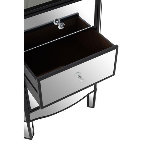 Teddy's Collection Tyler 3 Drawer Black Chest of Drawers – image 8