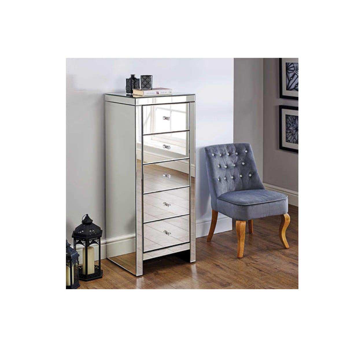 Birlea Seville 5 Drawer Narrow Chest – image 3