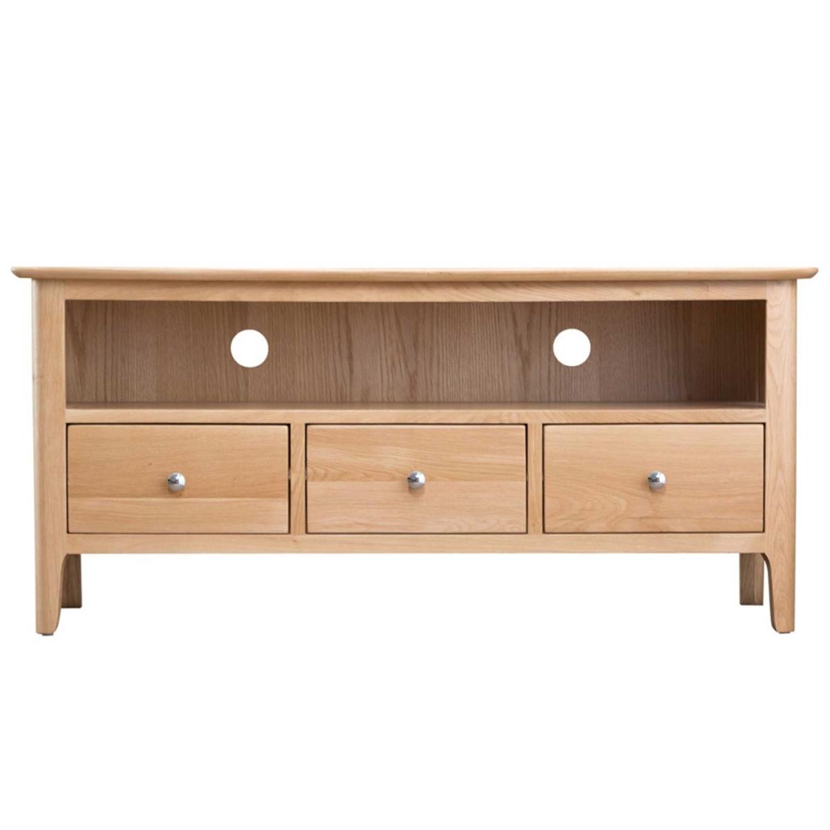 Stanwick Large TV Cabinet, 776 Oak Wood | Barker & Stonehouse – image 2