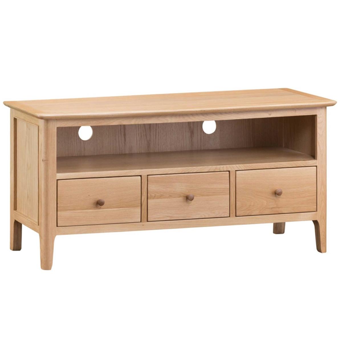 Stanwick Large TV Cabinet, 776 Oak Wood | Barker & Stonehouse – image 3
