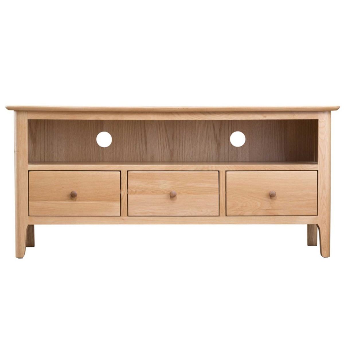 Stanwick Large TV Cabinet, 776 Oak Wood | Barker & Stonehouse – image 4