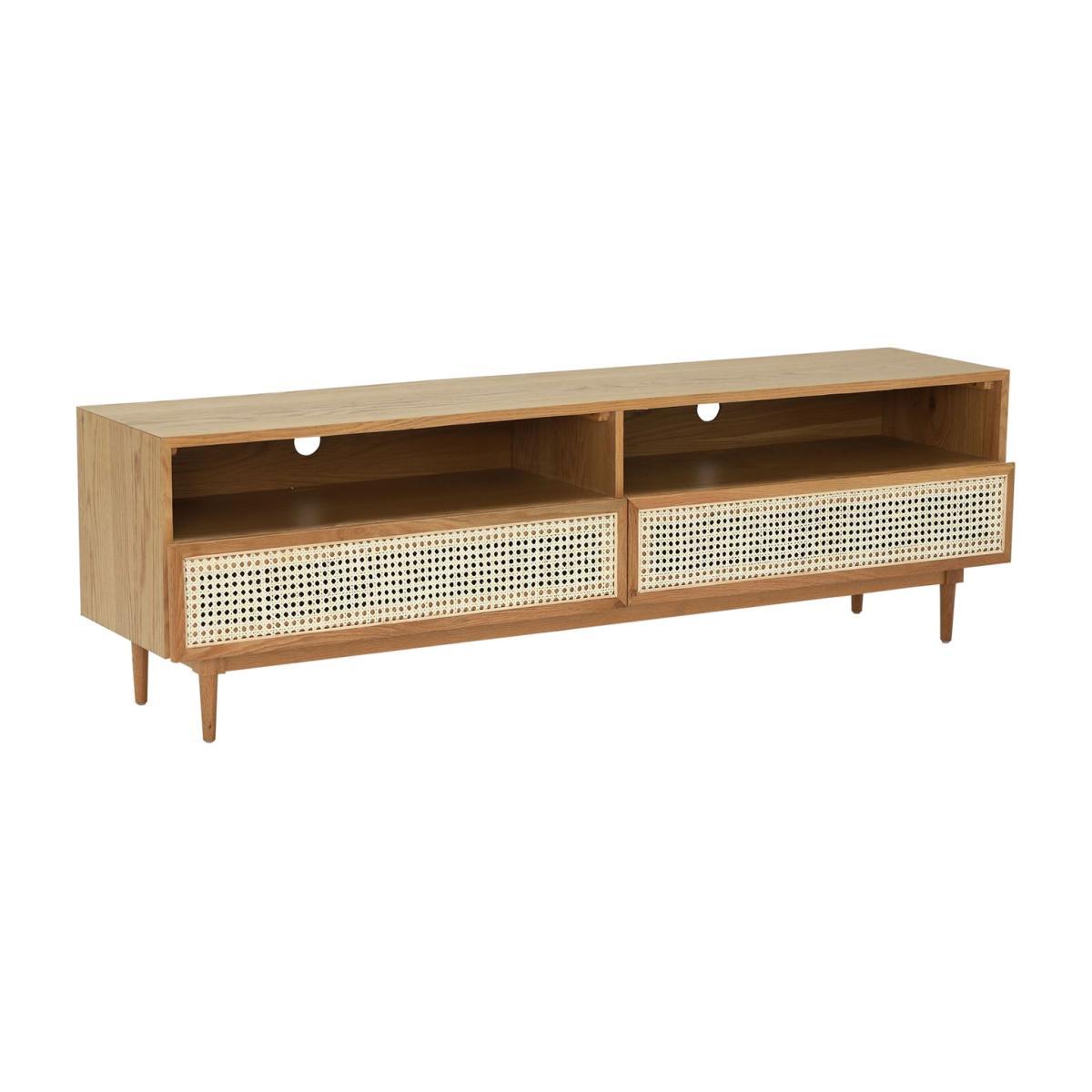 Hague 2 Drawer TV Unit, Natural – image 1