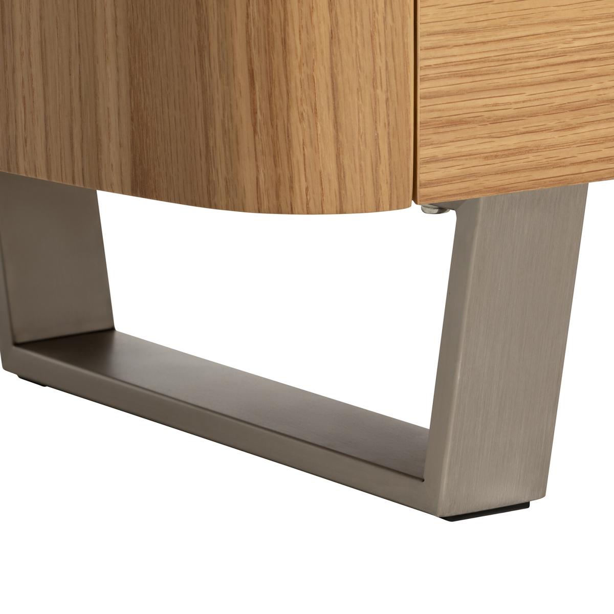 Tate Curved TV stand 120x45x50, Brown | Barker & Stonehouse – image 5
