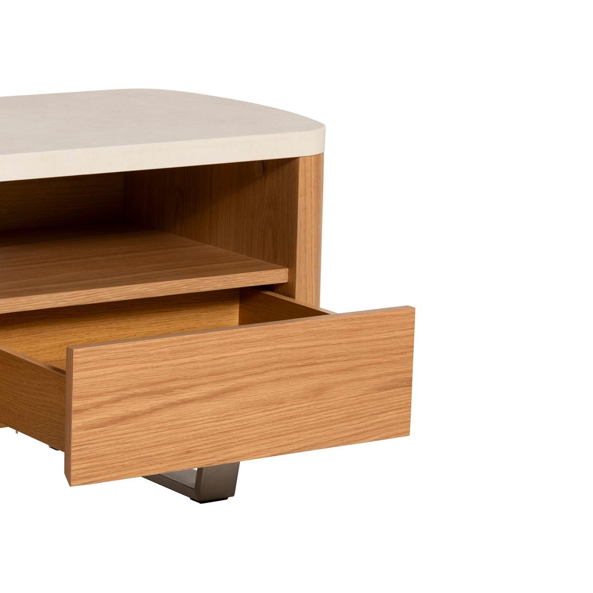 Tate Curved TV stand 120x45x50, Brown | Barker & Stonehouse – image 9