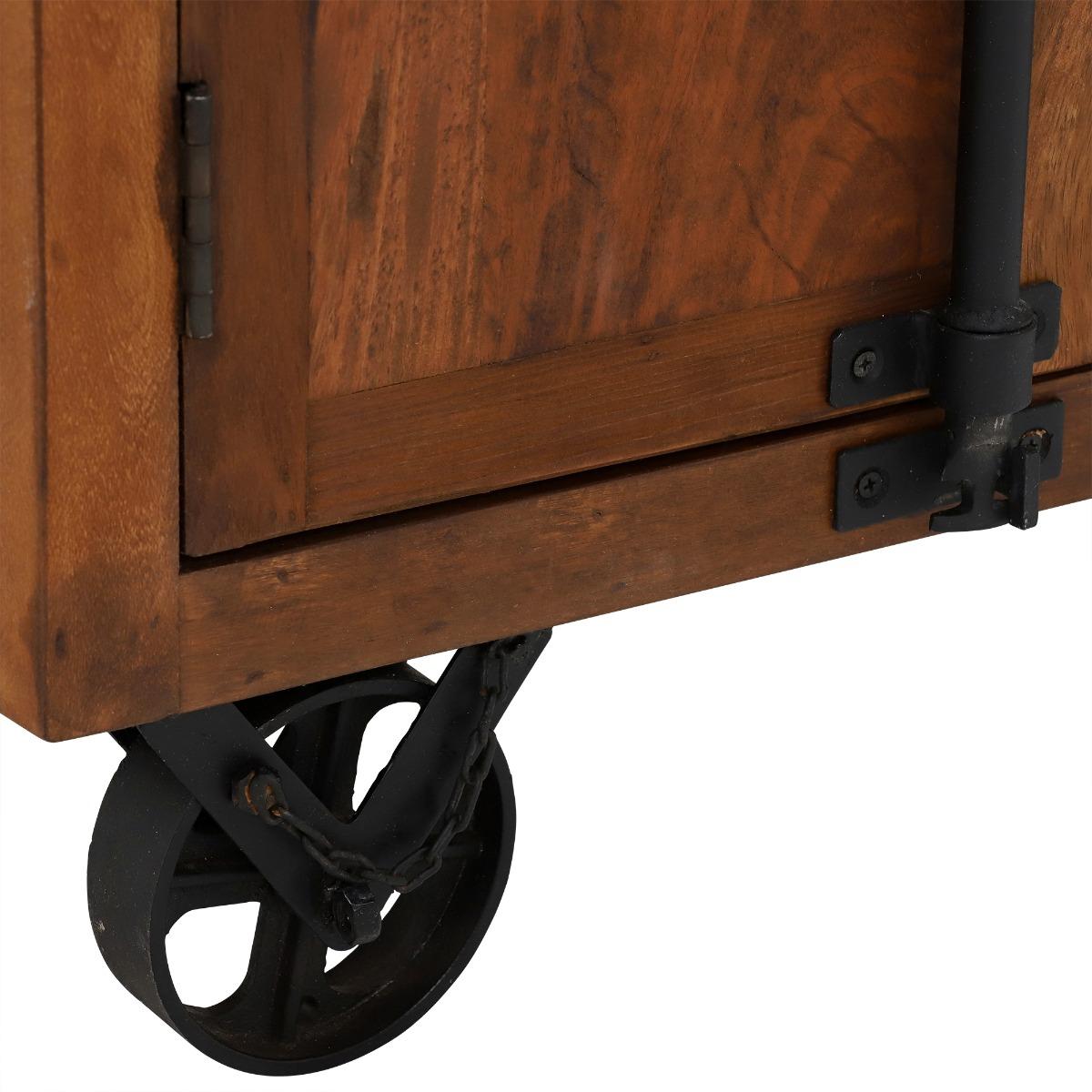 Hyatt TV Unit On Wheels, Brown | Barker & Stonehouse – image 6