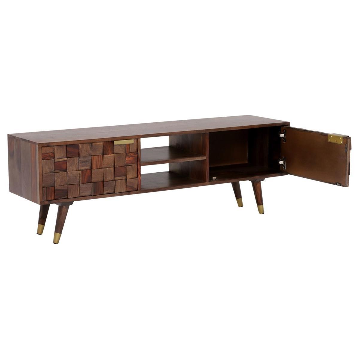 Kora TV Unit, Sheesham Wood – image 4