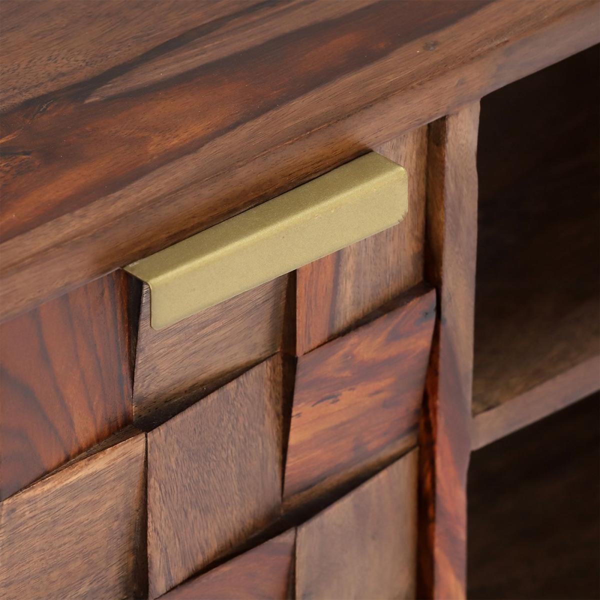 Kora TV Unit, Sheesham Wood – image 5