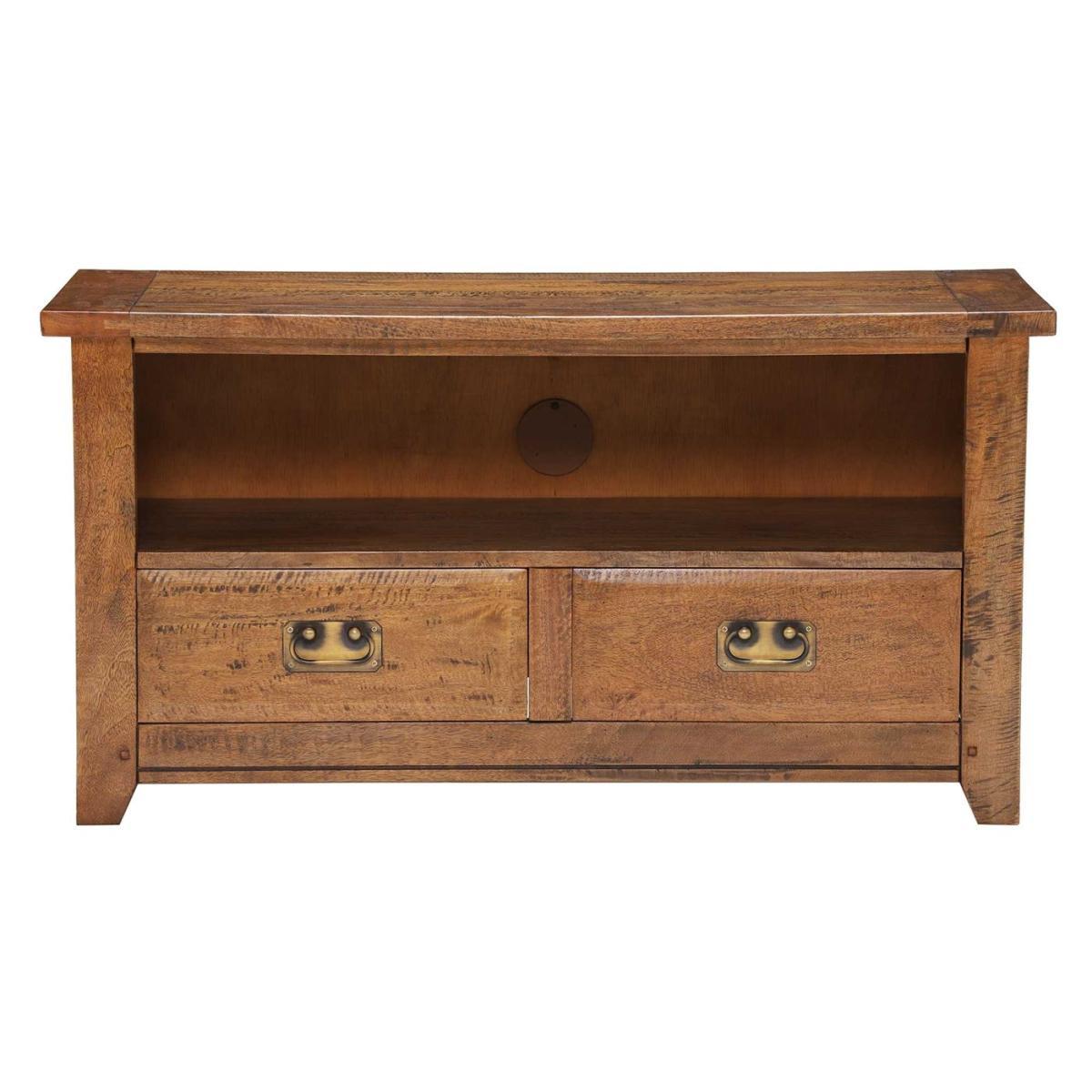 New Frontier Mango Wood Plasma TV Stand – image 2
