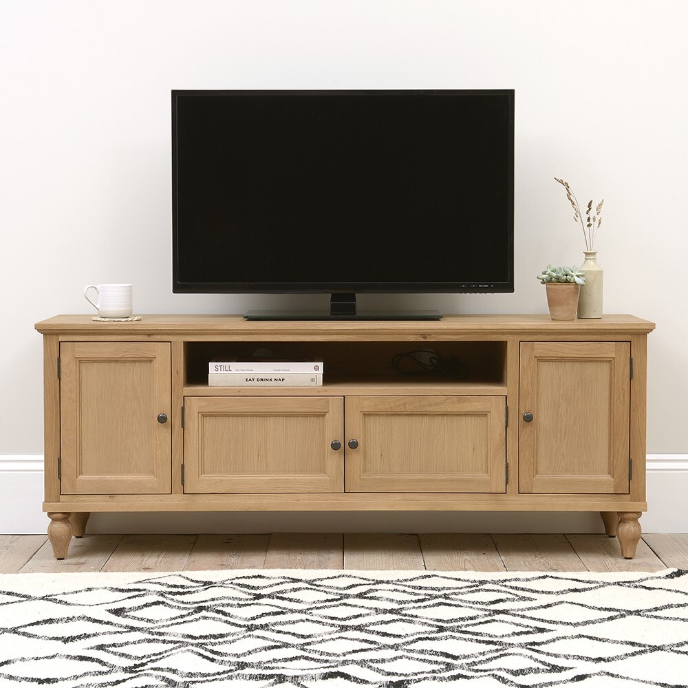 Elkstone Oak Low and Wide TV Unit Up to 70" – image 4