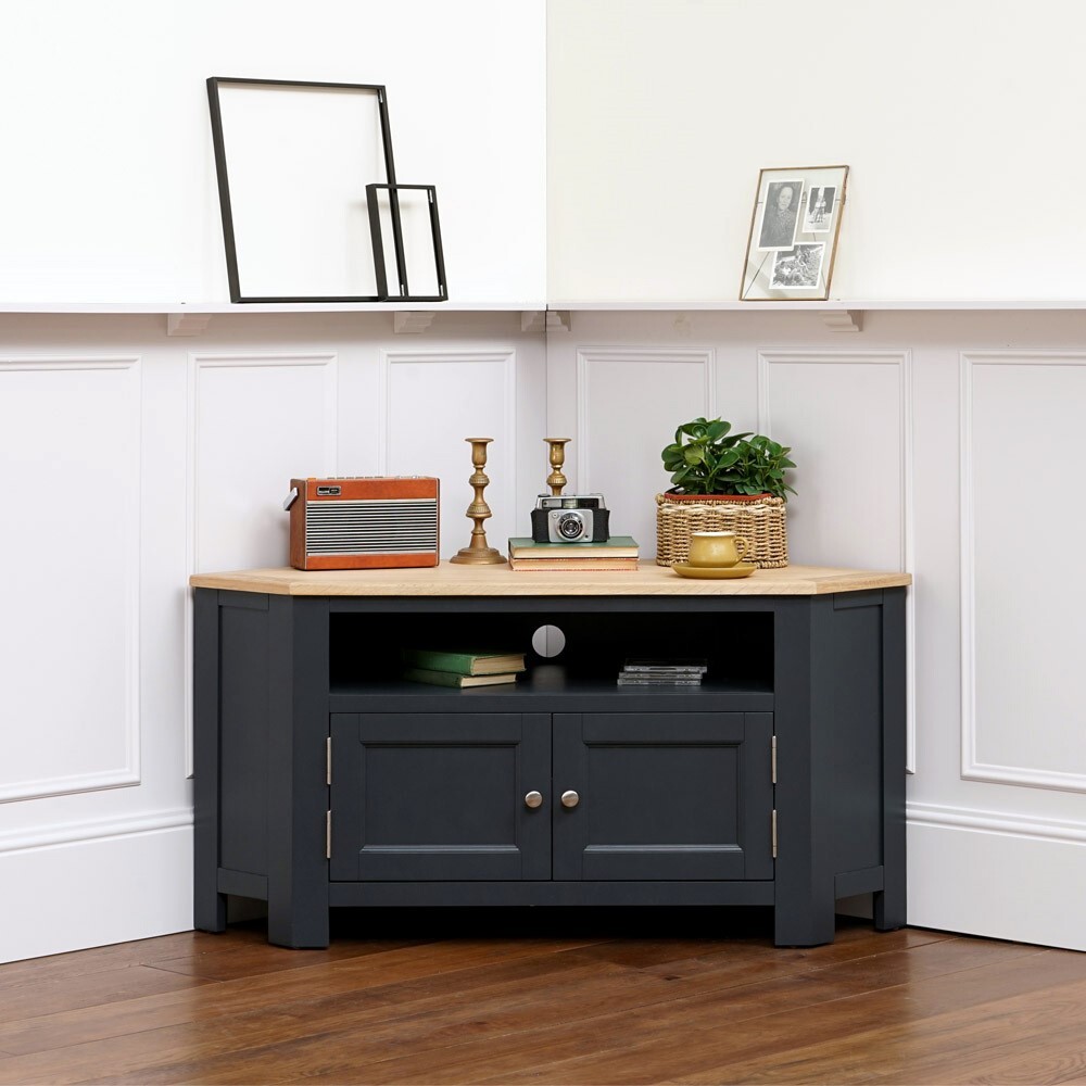Ellwood Charcoal Large Corner TV Unit - Up to 56" – image 3